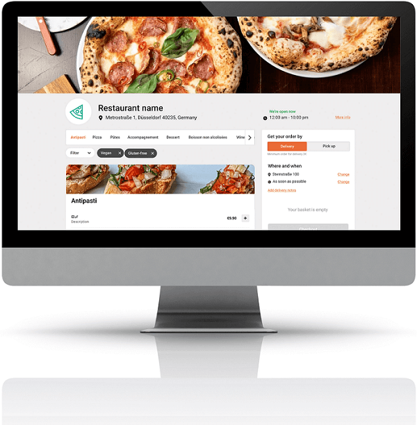 DISH Order Előnézet az Ön éttermi rendelési rendszeréhez