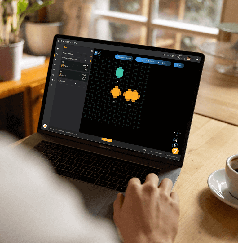 DISH Professional Reservation Tischplan