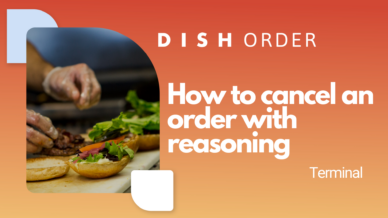 Vorschaubild für das Video DISH Order How to cancel an order with reasoning und einem Burger der zubereitet wird